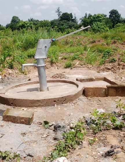 New water well installation by Megapaul Love Foundation